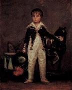 Francisco de Goya Portrat des Pepito Costa y Bonelis oil on canvas
